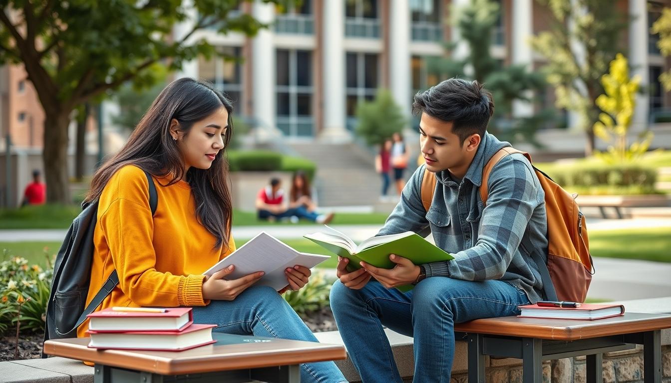 Organized exam preparation notes and academic planner